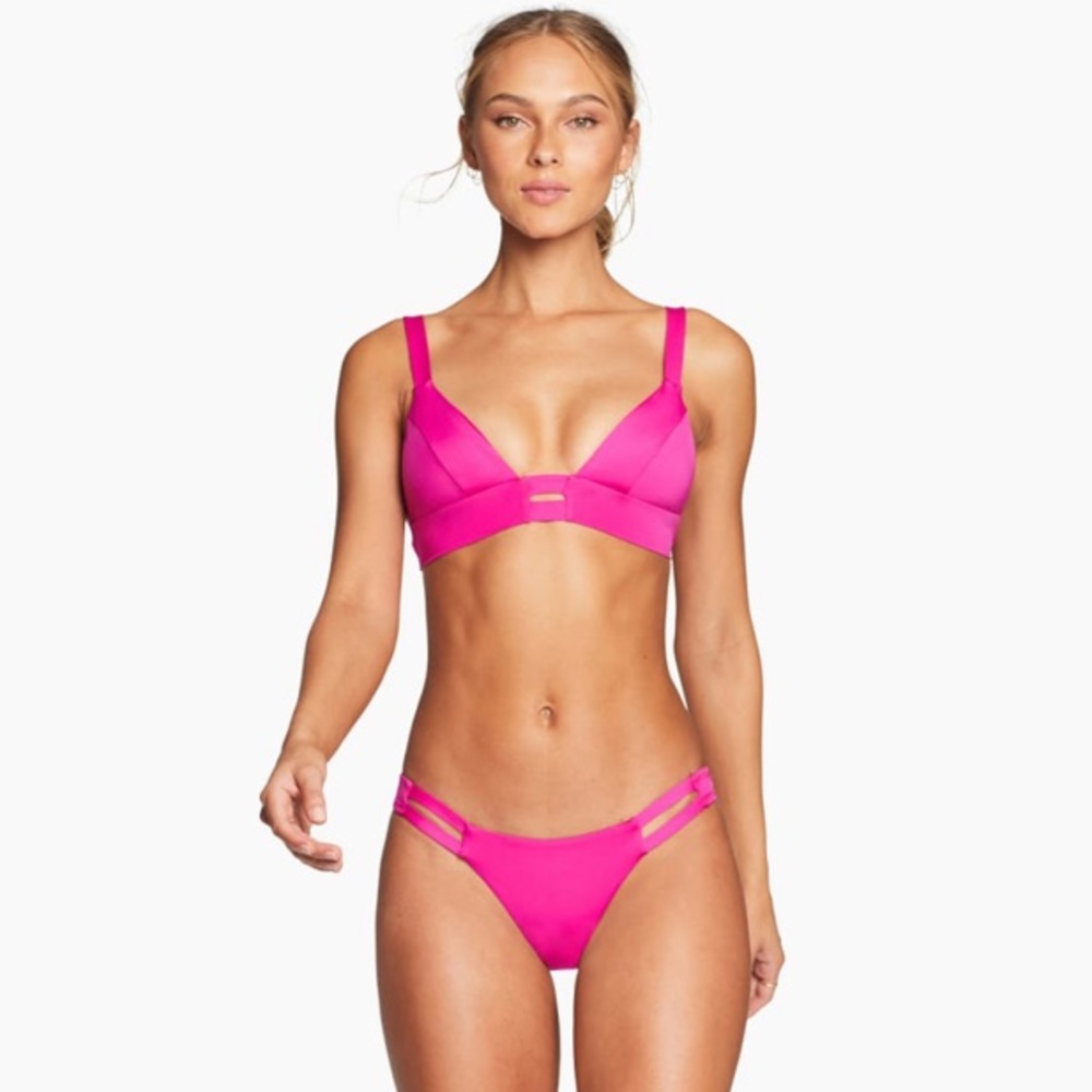 Vitamin A Pink/Red Bikini Set